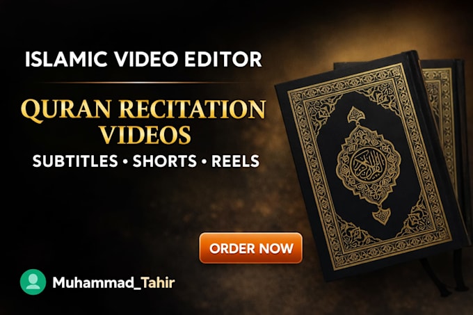 edit quran recitation videos for youtube