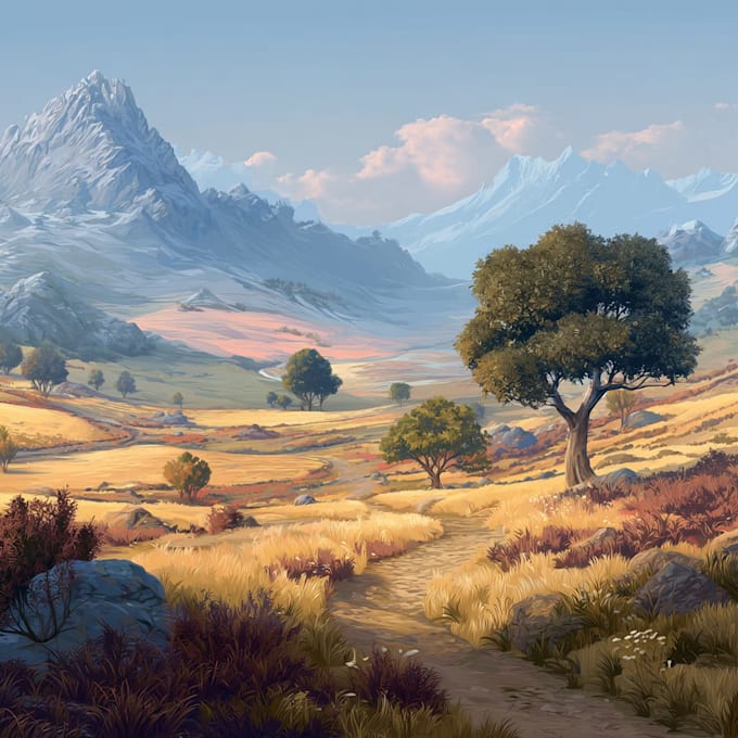 create high quality game environment background scenes