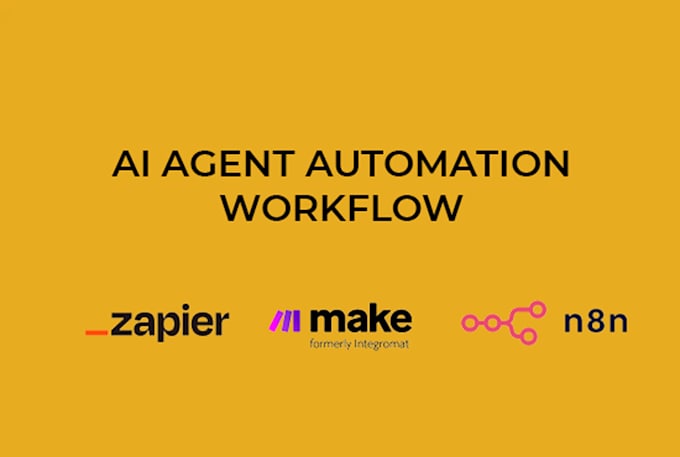 develop ai agents and automations in n8n make and zapier