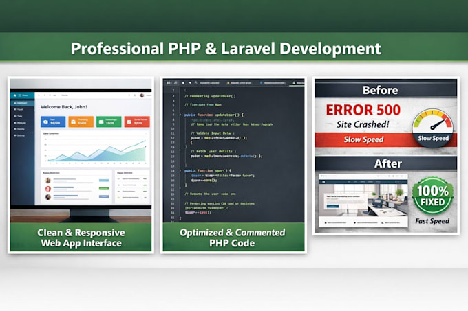 custom PHP web applications
