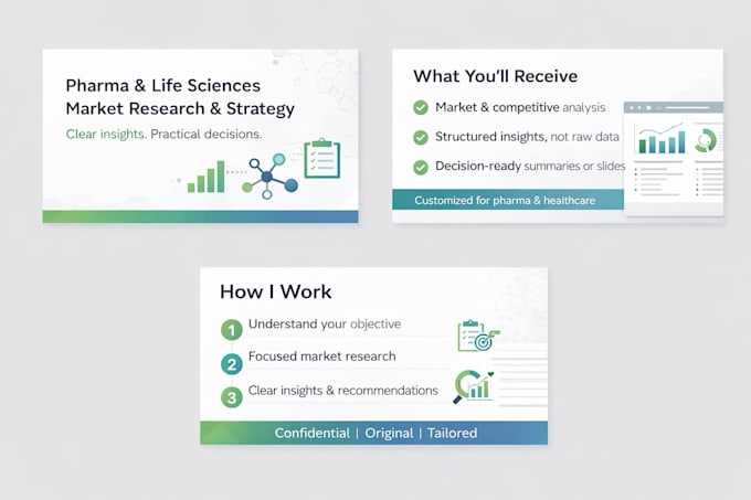 do pharma and life sciences market research and strategy analysis