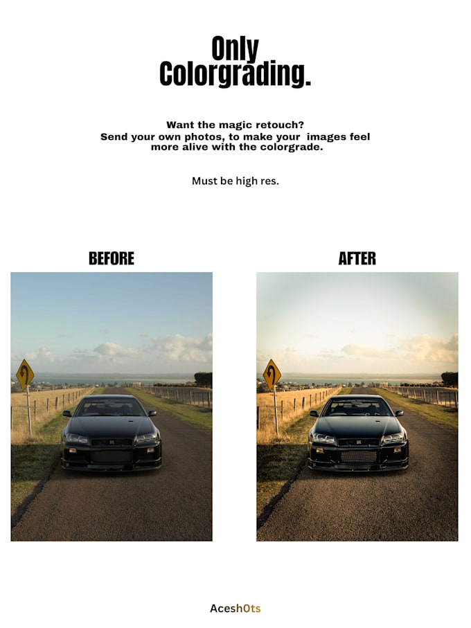 colorgrade your pic and edit it