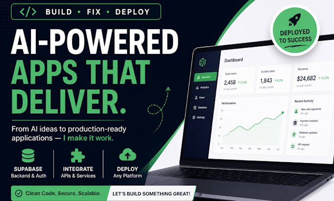 fix, customize, deploy and develop ai apps with supabase