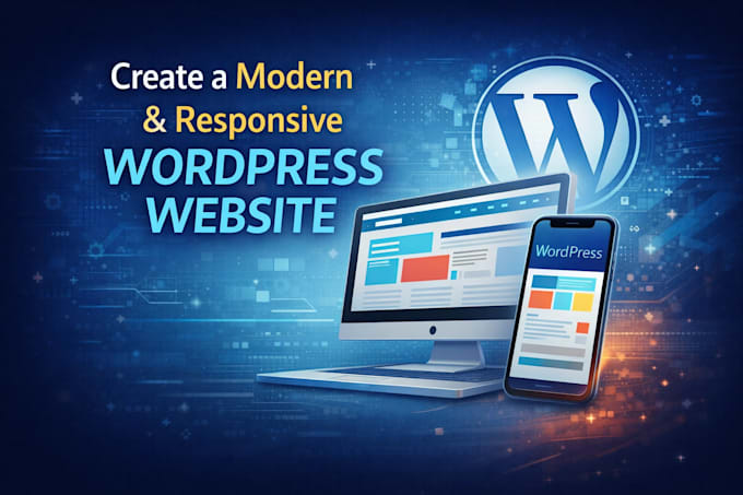 Create modern wordpress website using elementor pro for business by ...