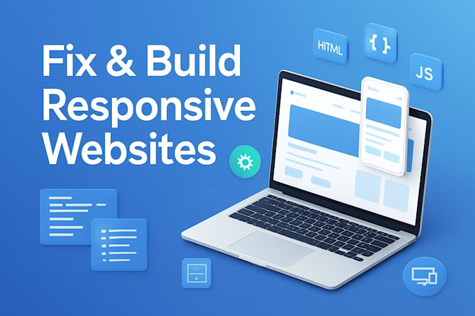 create company website with menu map and social media links