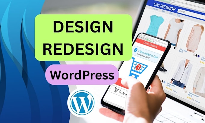 design or redesign your wordpress site with elementor