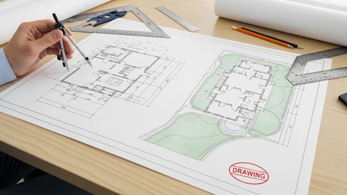 do michigan texas ohio site plan blueprint civil engineer structural engineer