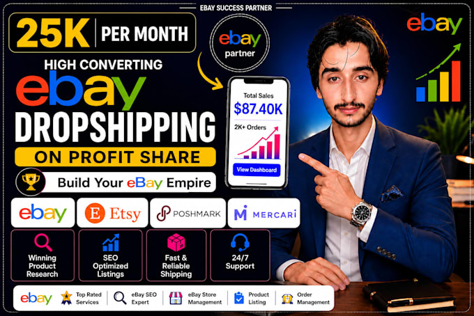 do ebay dropshipping on profit share