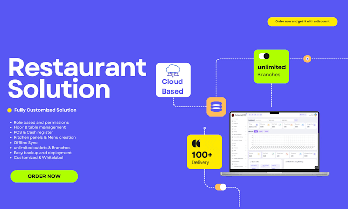 build and customize restaurant management application