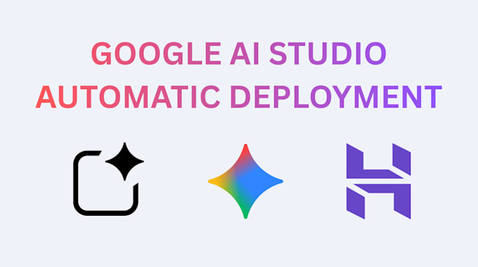 build automatic deployment workflow for your google ai studio projects