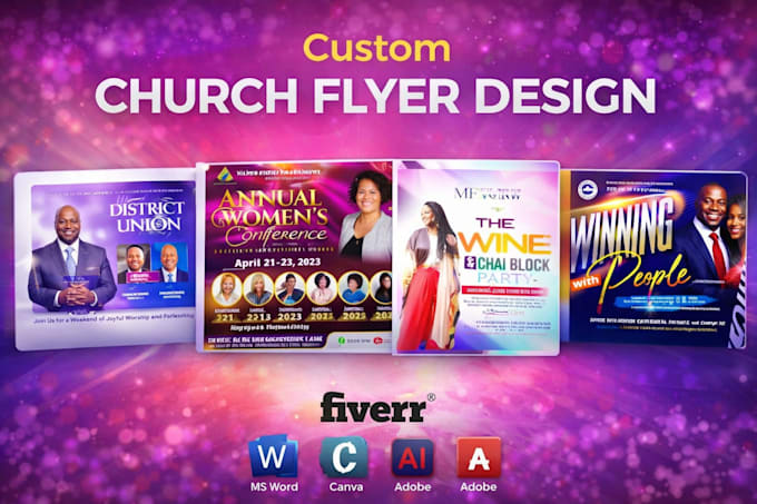 Design a professional church flyer, event or concert flyer by ...