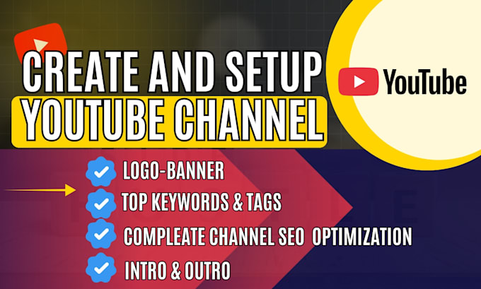 create and setup youtube channel
