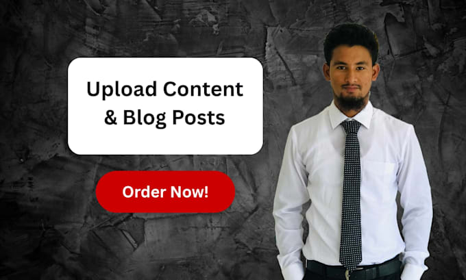 upload content and blog posts as your wordpress virtual assistant