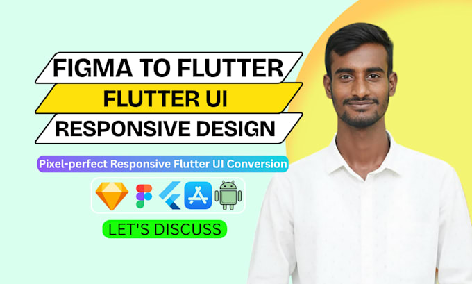convert figma to flutter UI with pixel perfect responsive design