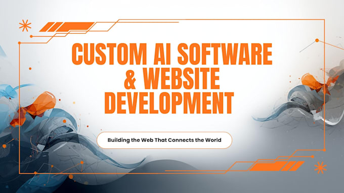 develop ai website, ai app chatbot saas, llm ai software