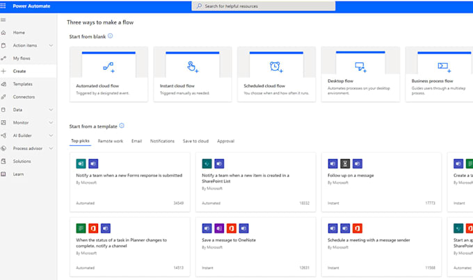 build power apps and power automate workflows