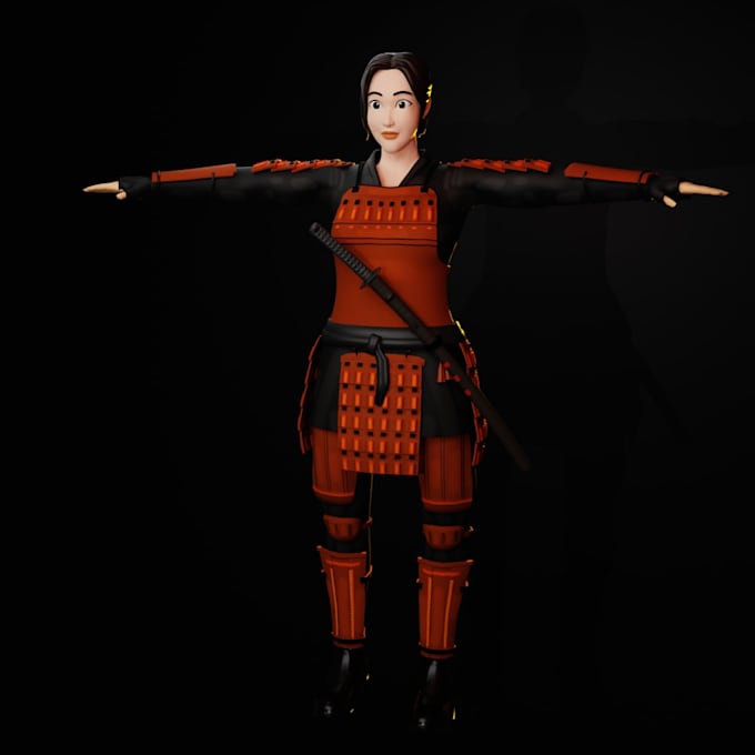 Do character modeling for you games by Hashiryamin | Fiverr