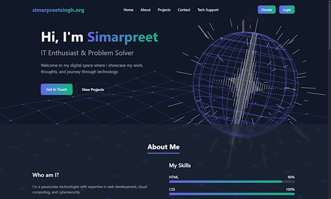 create websites for portfolios, landing pages and other needs