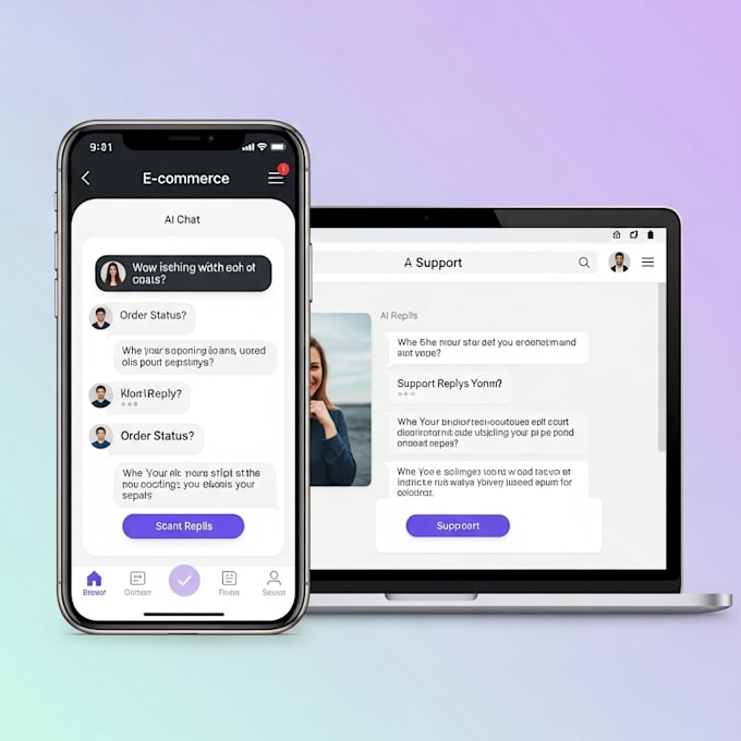 develop a smart ai chatbot to automate customer support