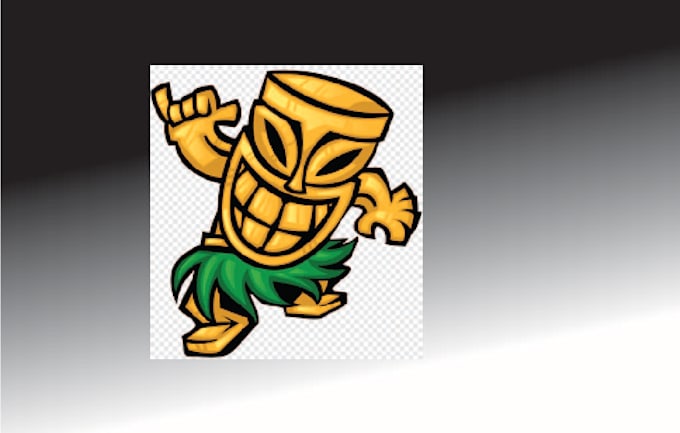 do unique tiki bar mask logo design 1 day