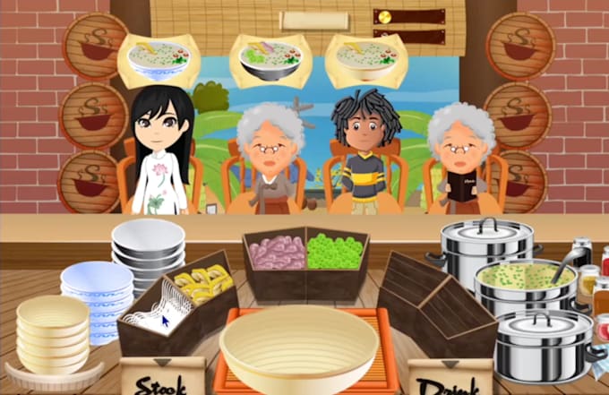 develop a 2d cocos game with clean code and gameplay