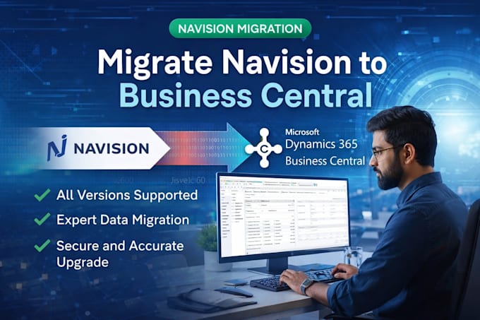migrate all navision versions to business central cloud without data loss