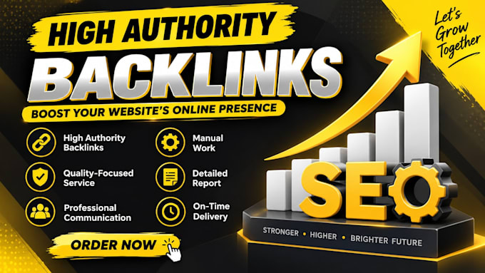 build high authority SEO backlinks for your website
