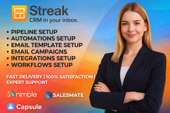 fix, automate,debug, and integrate workflows in salesmate,nimble, or capsule CRM