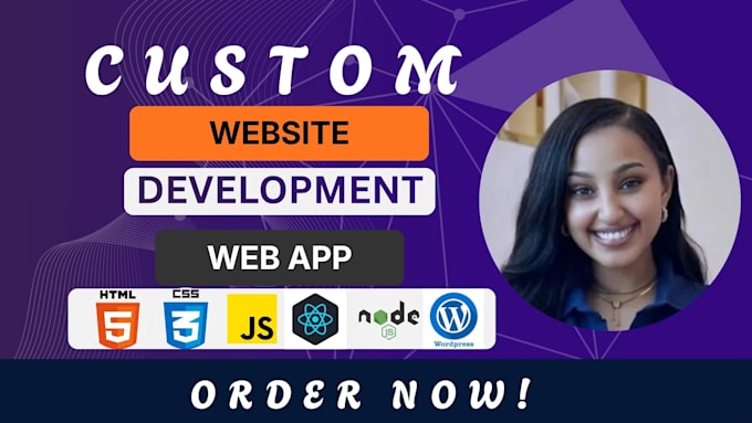 do website development as full stack web developer, front end, backend developer