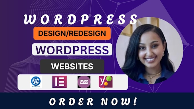 design redesign wordpress website, website development as a full stack developer