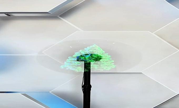 create custom 3d hologram fan video animation