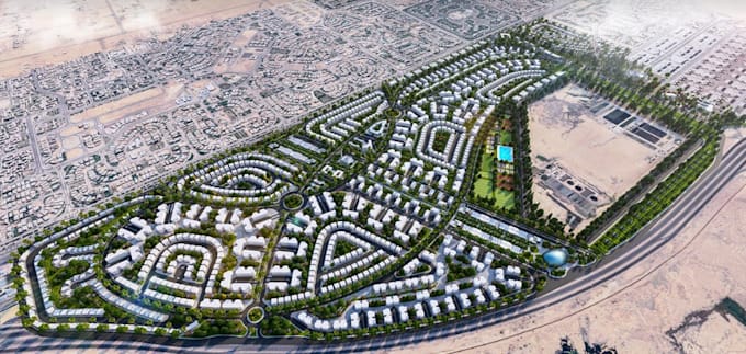 Design 3d urban landscape architecture, regional planning ...