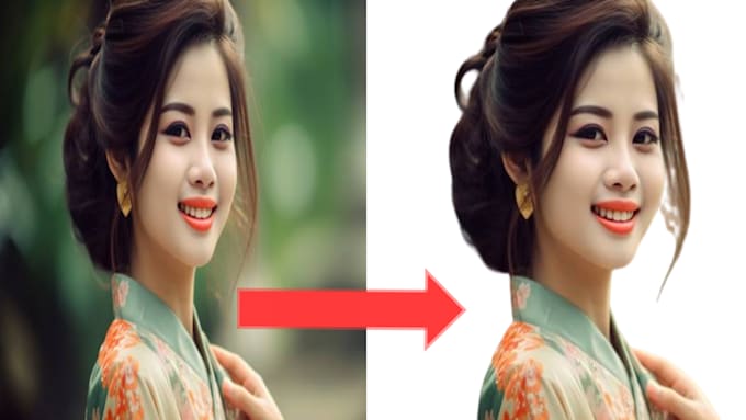expertly remove background from image, cut out photos