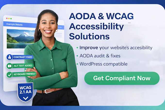 make your website aoda compliant and accessible