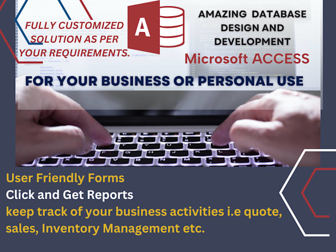 Do ms access database design and development by Denasara Fiverr