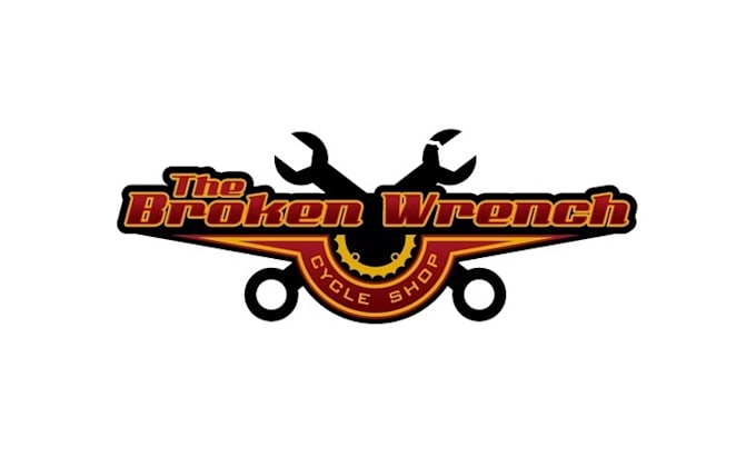 design extraordinary broken wrench cycle shop logo