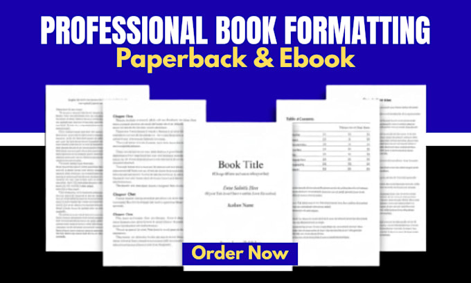 do book formatting, kindle ebook format, book layout design, paper back format