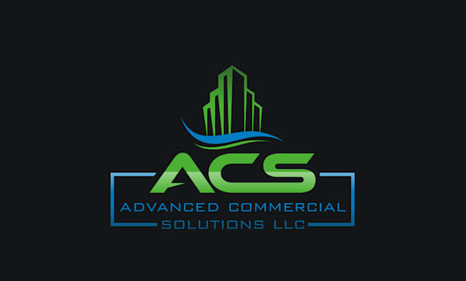 design advanced commercial solutions home logo