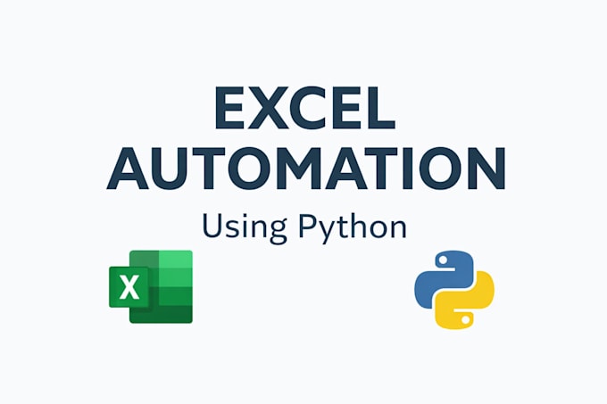Automate excel tasks using python by Aryan_devai | Fiverr