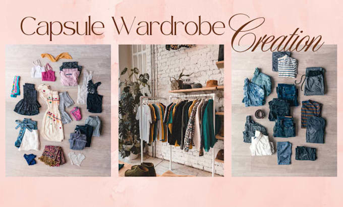 create a personalised capsule wardrobe with shopping links