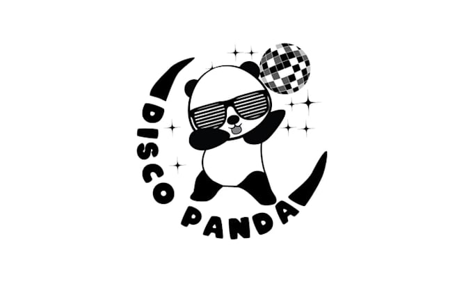 create professional unique a disco panda logo