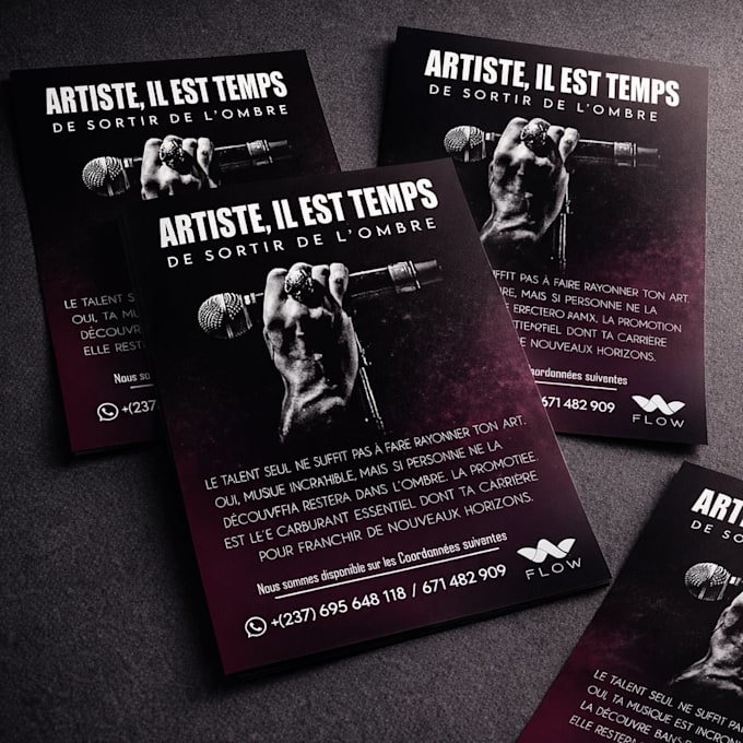 design professional flyers and social media visuals