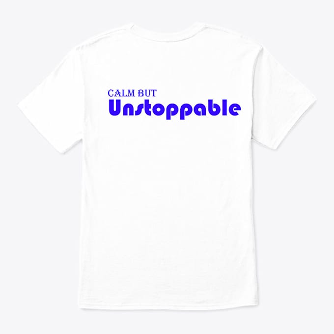 design calm but powerful quote t shirt text designs