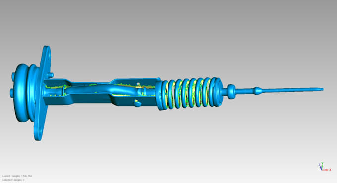 do reverse engineering from 3d scan to 3d cad modeling