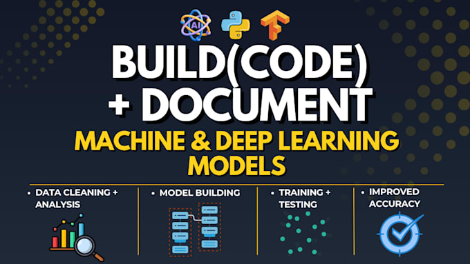 build machine learning models using python coding, tensorflow ai ml dl