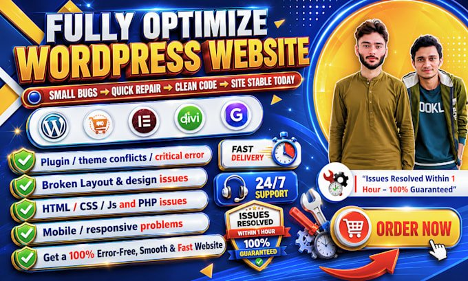 optimize and redesign your wordpress website for better speed and performance