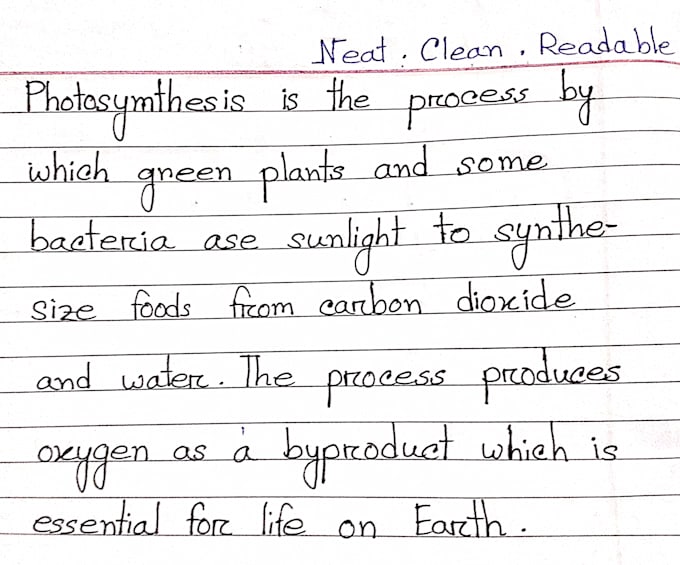 neat and personalized long notes letters and assignments real handwritten