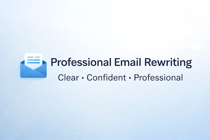 professionally edit and rewrite your emails