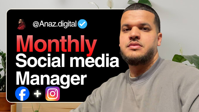 be your social media marketing manager for your business