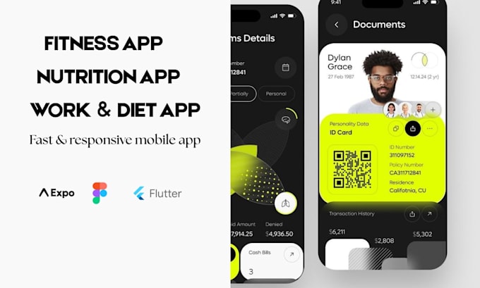 Dev Fit Sample Be fitness app developer develop ai driven fitness app with website by ...
